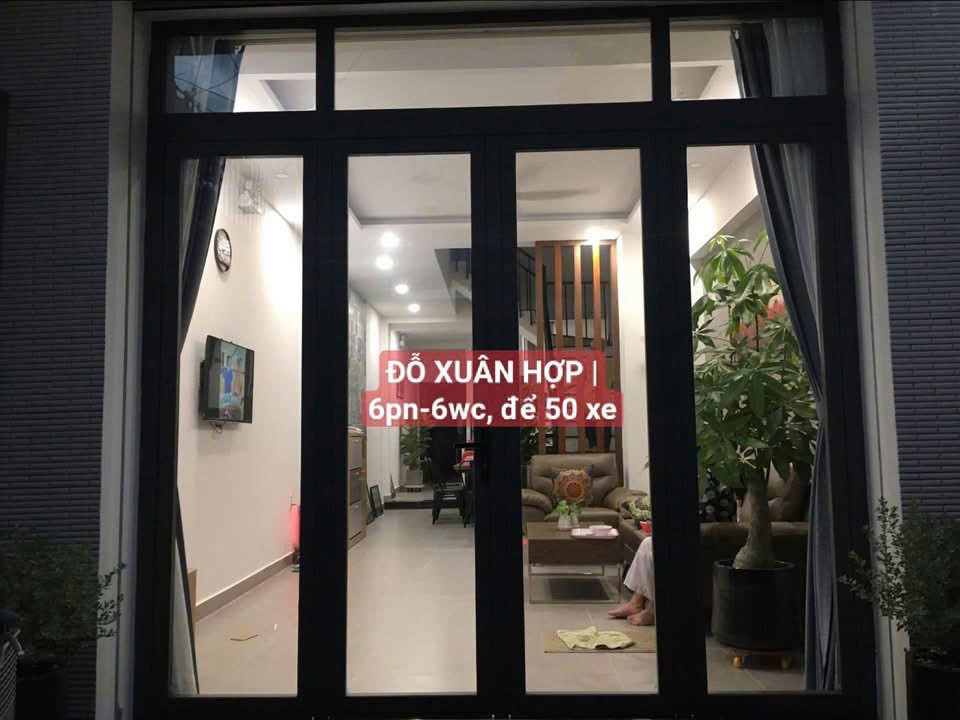 BDS HVL  (35tr) Nhà 4 tầng, 125m2 ĐỖ XUÂN HỢP đối diện GLOBAL CITY | thang máy, 6PN-6WC, xe máy 50 chiếc