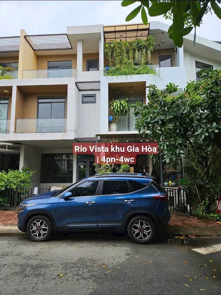 BDS  HVL (16tr) Nhà 3 tầng RIO VISTA khu Gia Hòa, 2 mặt giáp sông | mướt mườn mượt