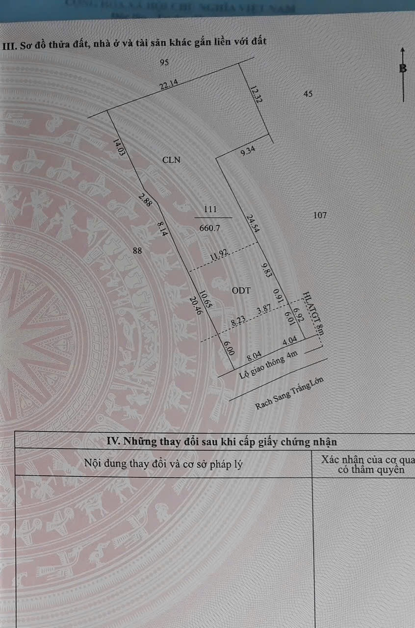 Bán đất 660m² có sẵn 200m² thổ cư ngang 12m giá 3.6 tỷ tại Phường Phước Thới