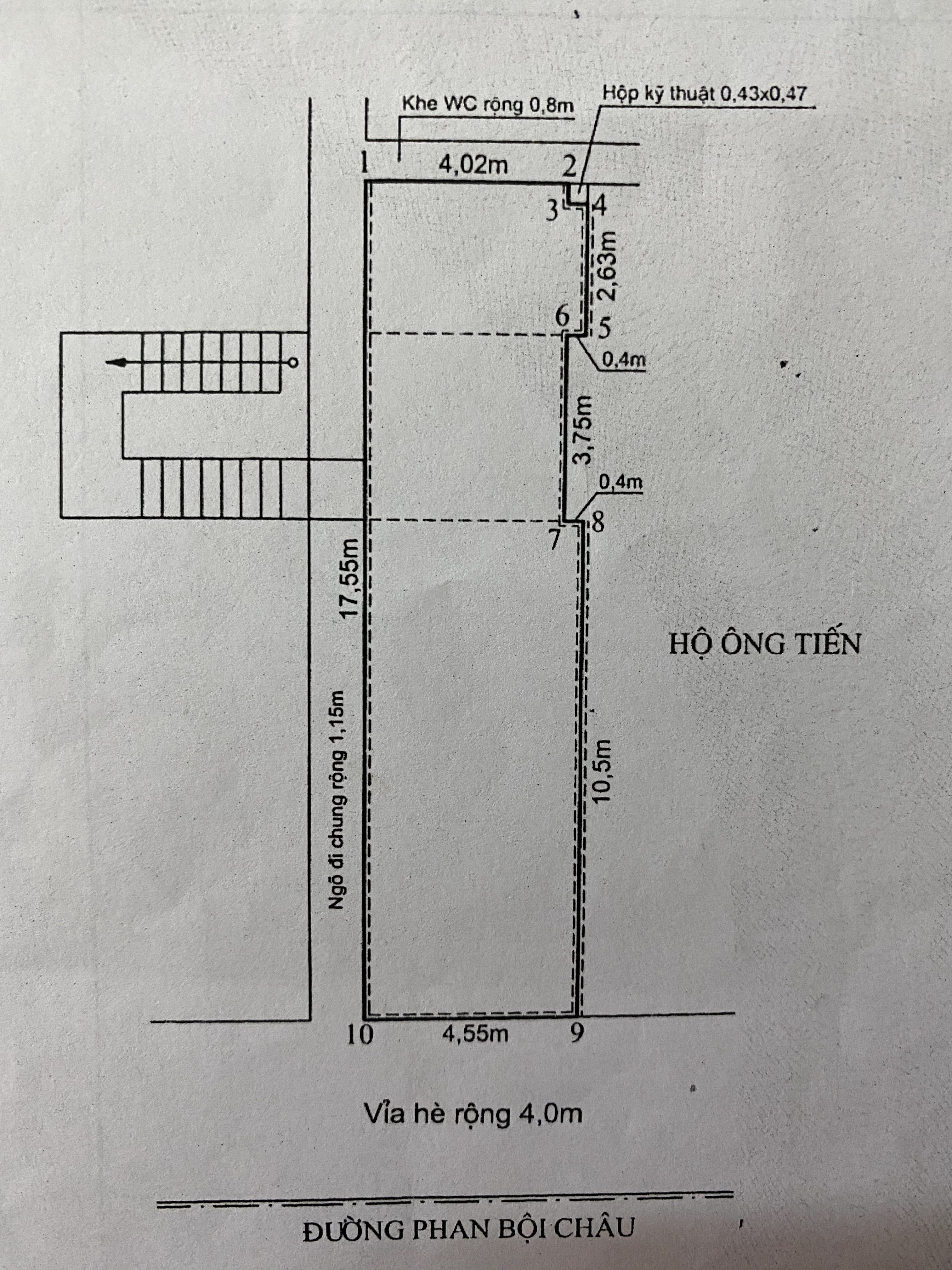 Chính chủ cần bán nhà mặt đường Phan Bội Châu, phường Hồng Bàng, Hải Phòng