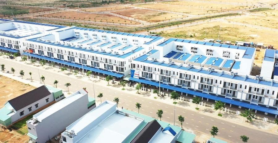 Bán đất 150m² full thổ cư ngang 7.5*20m, MT đường 16m, giá 1.35 tỷ tại kdc Becamex Vsip Binh Định