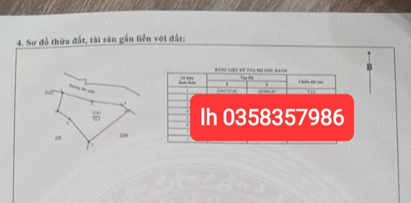 Bán đất 92.2m² ngang 16.3m giá 880 triệu Phường Quyết Thắng