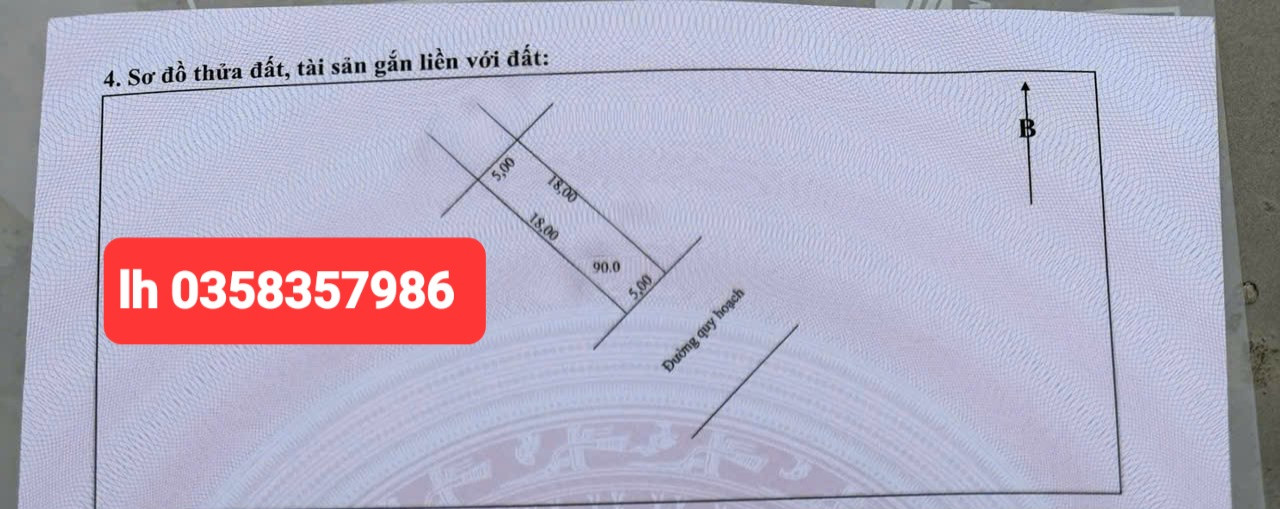 Bán đất 90m² ngang 5m giá 3.4 tỷ Phường Quyết Thắng