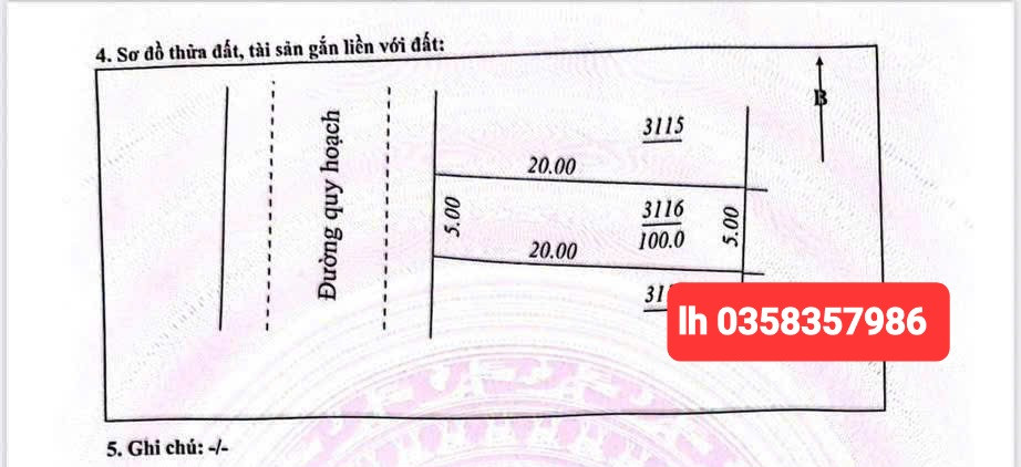 Bán đất 100m² ngang 5m giá 2.4 tỷ Phường Quyết Thắng