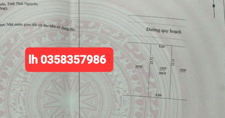 Bán đất 200m² ngang 8.89m giá 4.7 tỷ Phường Quyết Thắng