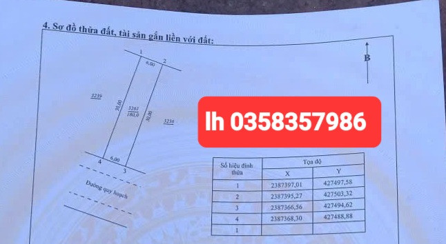 Bán đất 180m² ngang 6m giá 5.22 tỷ Phường Quyết Thắng
