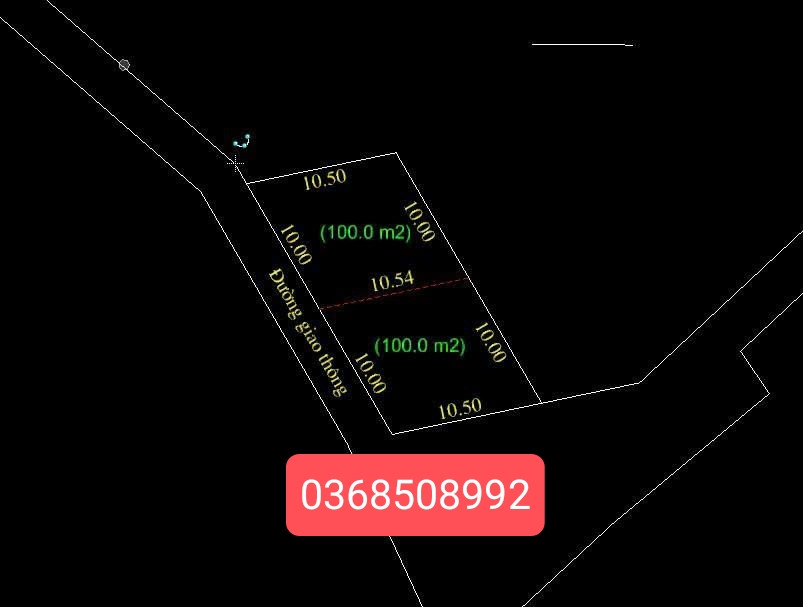 Bán đất 100m² ngang 10m giá 1.36 tỷ Phường Quyết Thắng