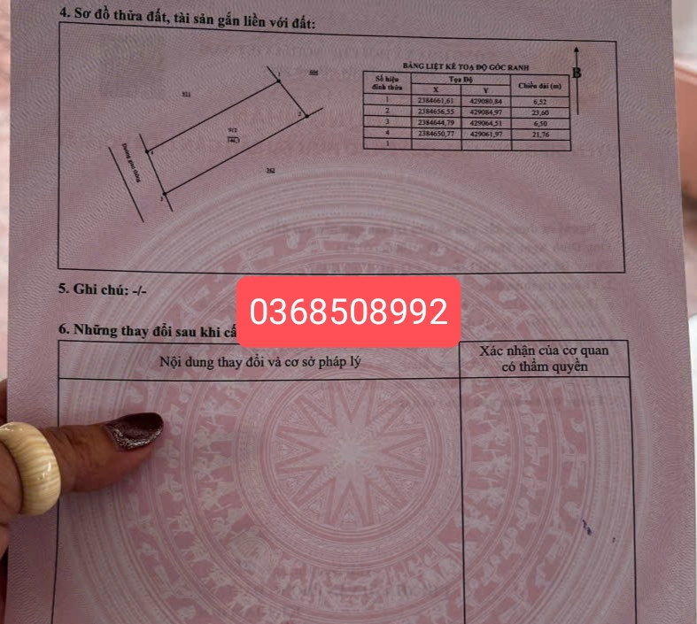 Bán đất 146m² ngang 6,5m giá 1.7 tỷ Phường Quyết Thắng