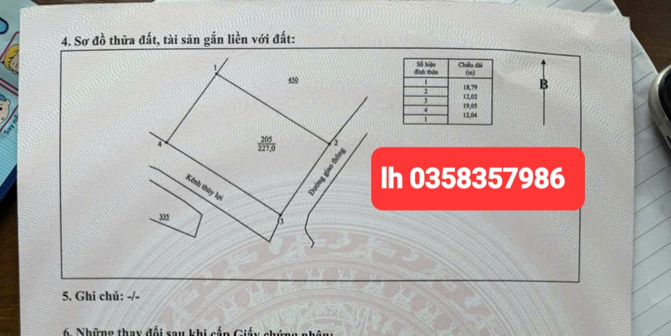 Bán đất 227m² ngang 12.02m giá 2.9 tỷ Phường Quyết Thắng