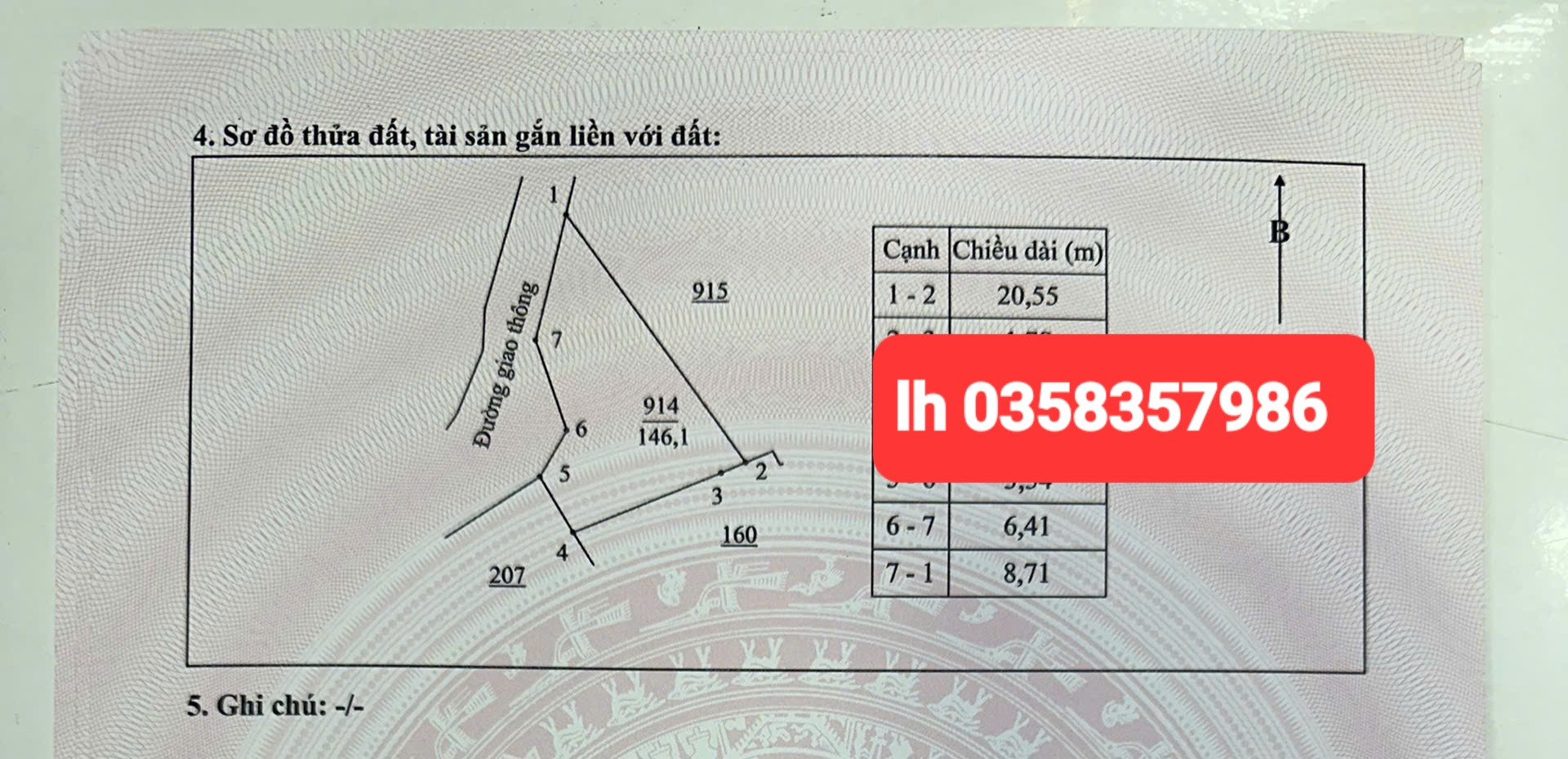 Bán đất 146.1m² ngang 10.54m giá 1.25 tỷ Phường Quyết Thắng