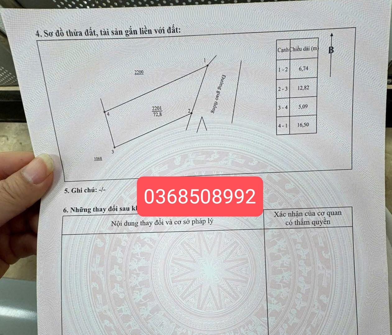 Bán đất 72m² ngang 6,7m giá 1.45 tỷ Phường Quyết Thắng