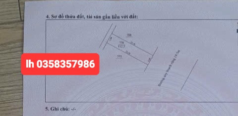 Bán đất 112.5m² ngang 5m giá 4.25 tỷ Phường Quyết Thắng