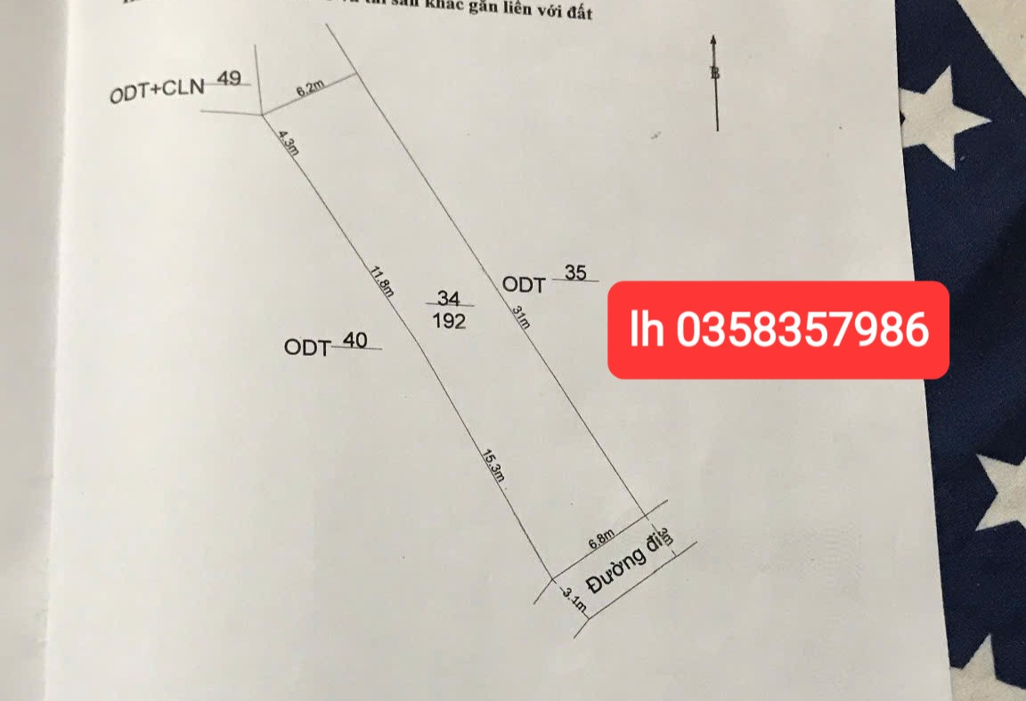 Bán đất 192m² ngang 6.8m giá 4 tỷ Phường Quyết Thắng