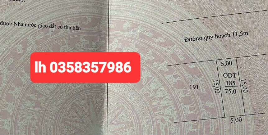 Bán đất 75m² ngang 5m giá 1.48 tỷ Phường Sông Công