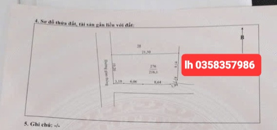 Bán đất 216.1m² ngang 10.20m giá 1.28 tỷ Phường Sông Công