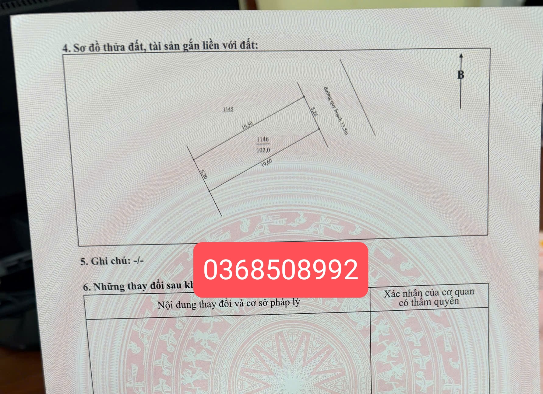 Bán đất 102m² ngang 5,2m giá 1.4 tỷ Phường Sông Công