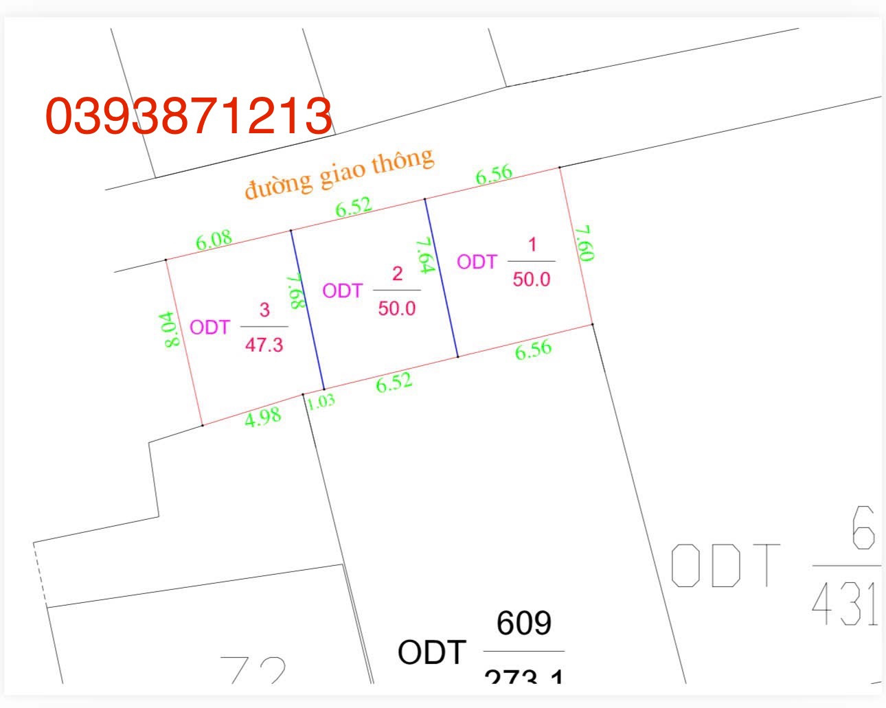 Bán đất 50m² ngang 6m giá 2.5 tỷ Phường Song Liễu