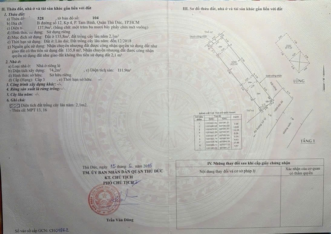 Bán nhà Tam Bình - Thủ Đức - HCM, giá thấp hơn thị trường khoảng 30%:

🏡 Diện tích: 5 × 28m, 136m² thổ cư, sổ hồng riêng.