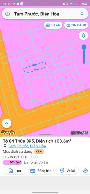 Bán nhanh lô đất 103.6m2 quy hoạch full thổ cư