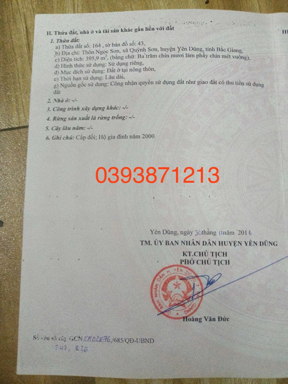 Bán nhà 396m² full thổ cư ngang 8m giá 6.5 tỷ tại Phường Tân An