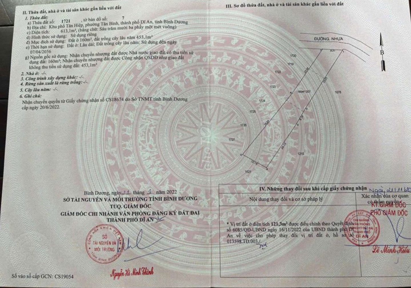 Nhà Đất Phường Tân Bình, tp Dĩ An Bình Dương