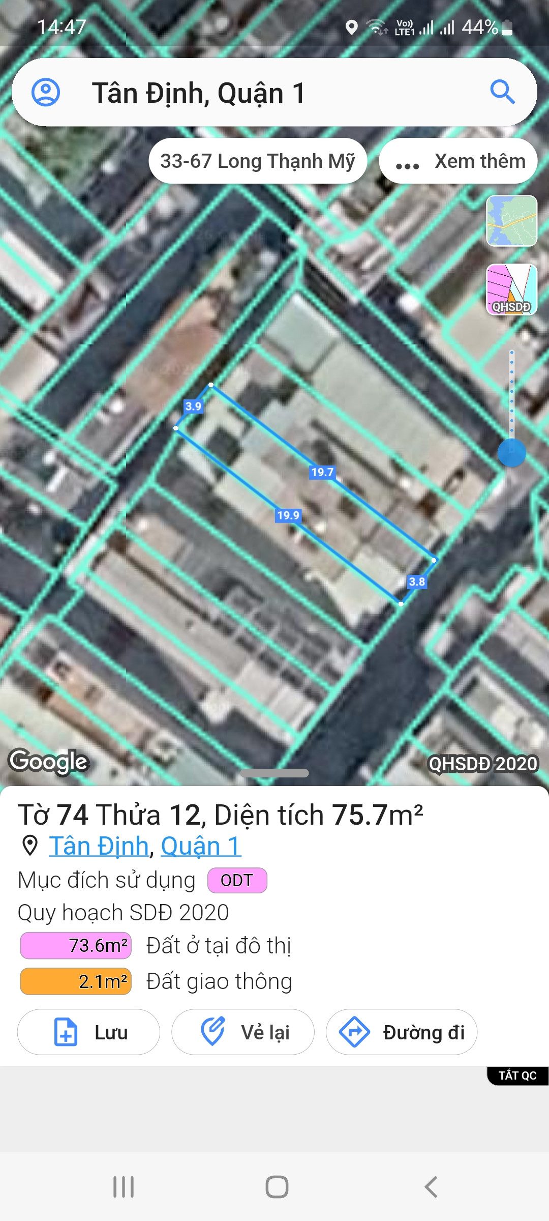 Nhà Đất 44X Đinh Công Tráng phường Tân Định Quận 1