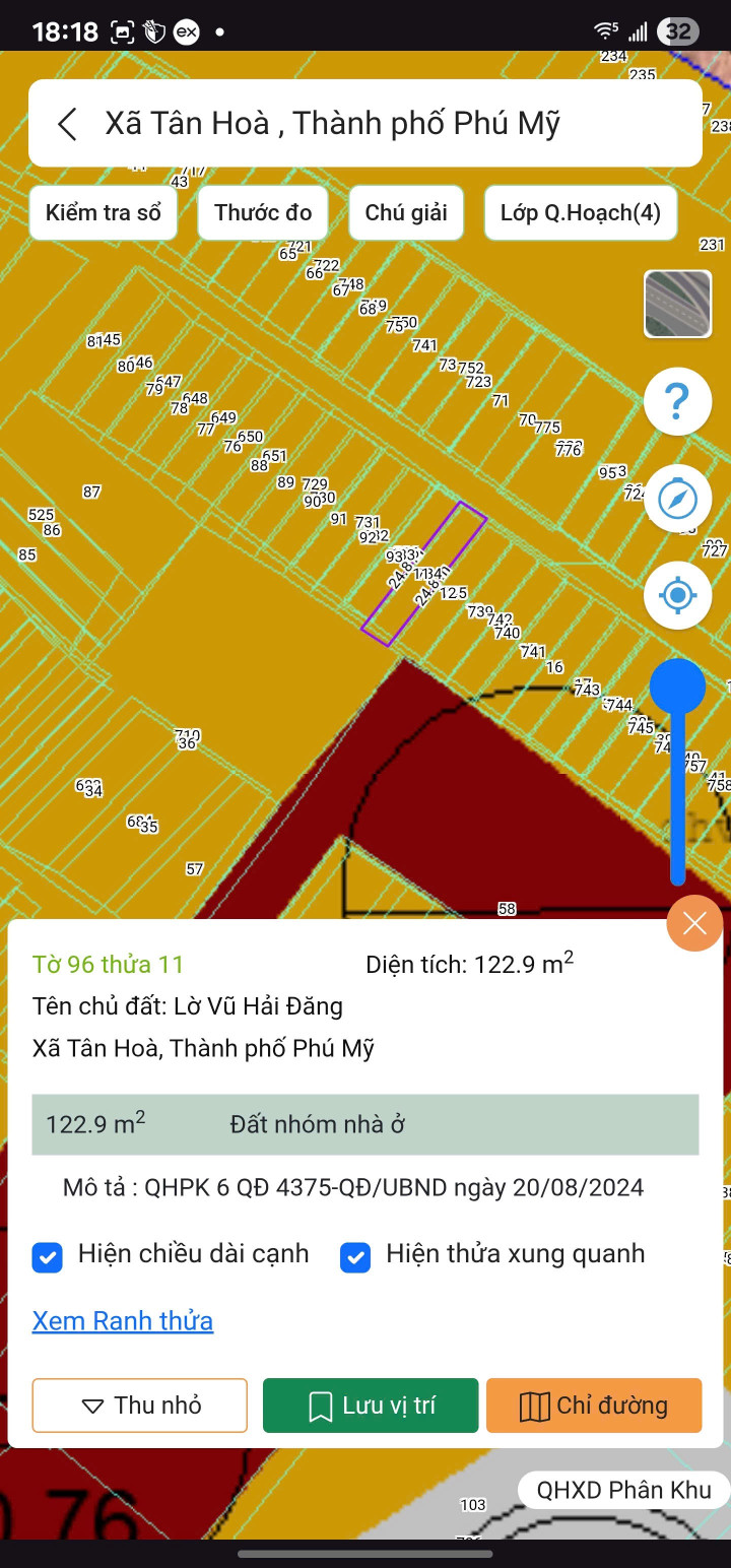Bán đất 118m² ngang 5m giá 1.35 tỷ Phường Tân Hải
