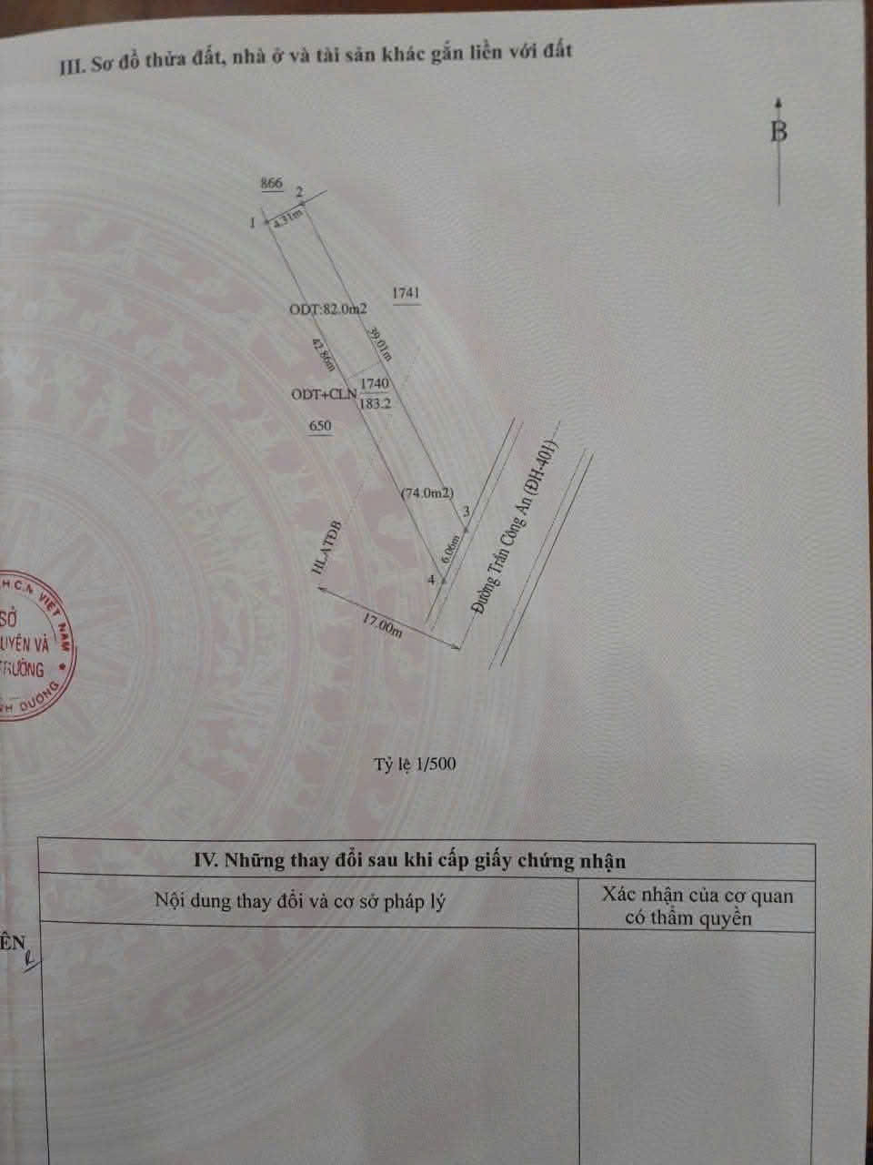 Bán đất 183m² giá 4.5 tỷ Phường Tân Khánh