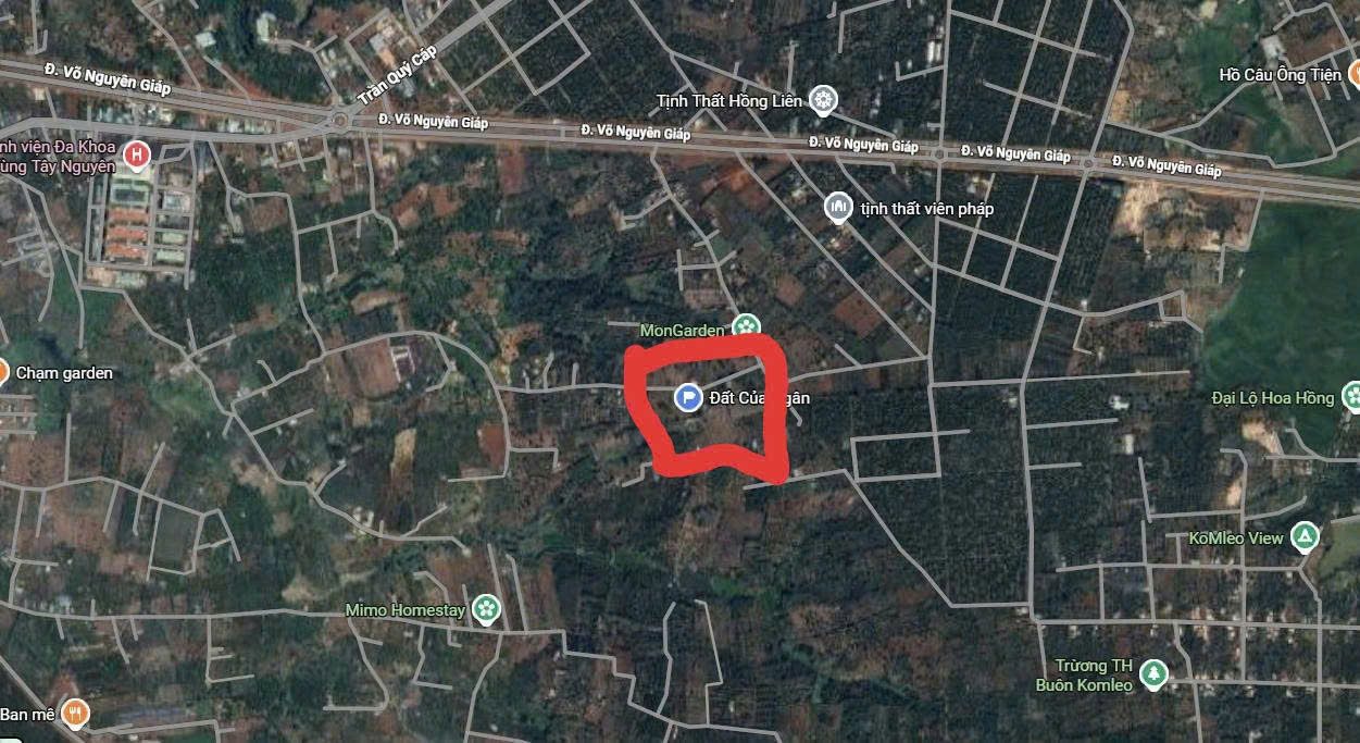 Bán Đất 1007m² thổ cư 302m² giá 4.5 tỷ tại Phường Tân Lập Đắk Lắk