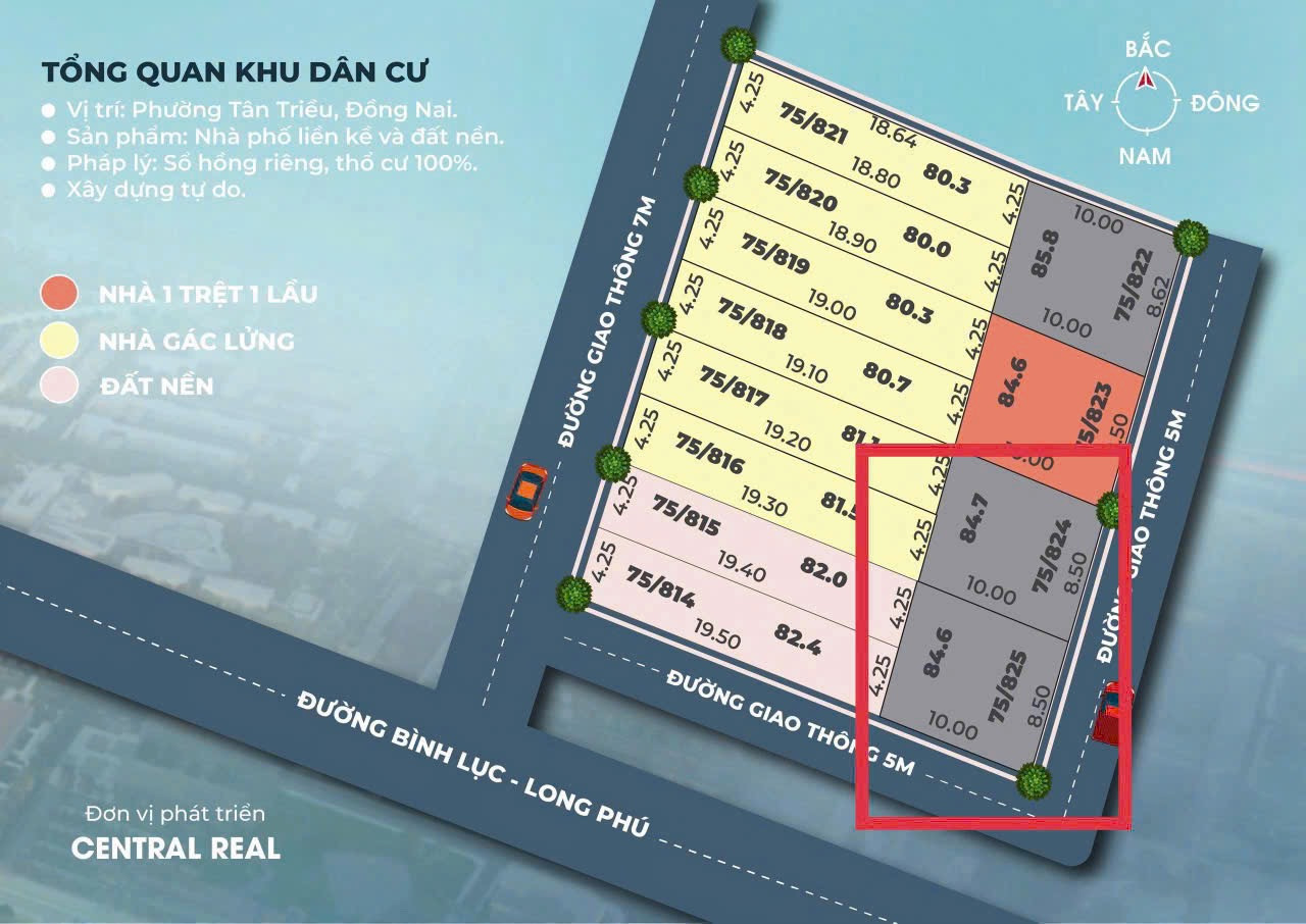 Bán Lô Đất Nền 170m2
