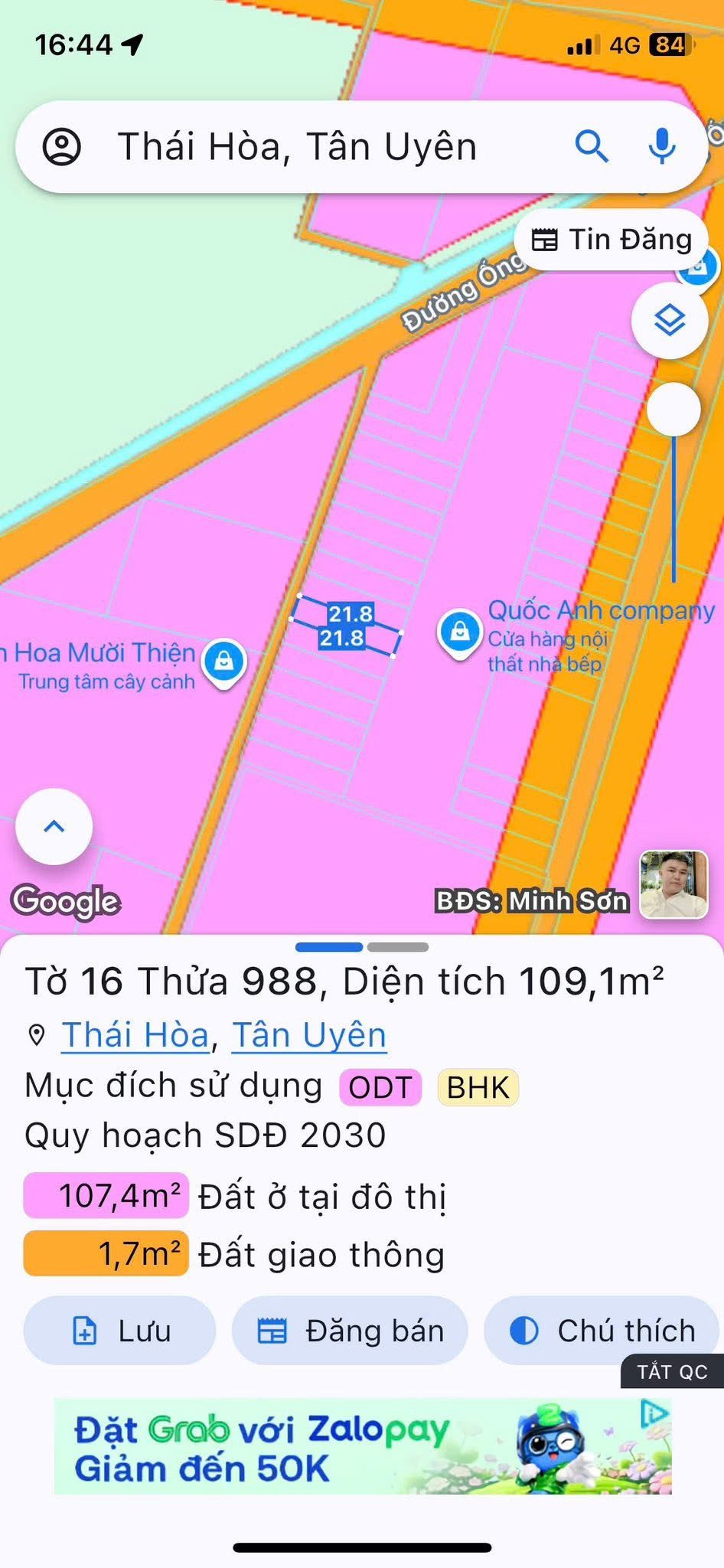 🔥 **CẦN BÁN ĐẤT PHƯỜNG THÁI HÒA – TÂN UYÊN** (CŨ) NAY THUỘC P.TÂN ĐÔNG HIỆP.TP HCM ( MỚI)🔥