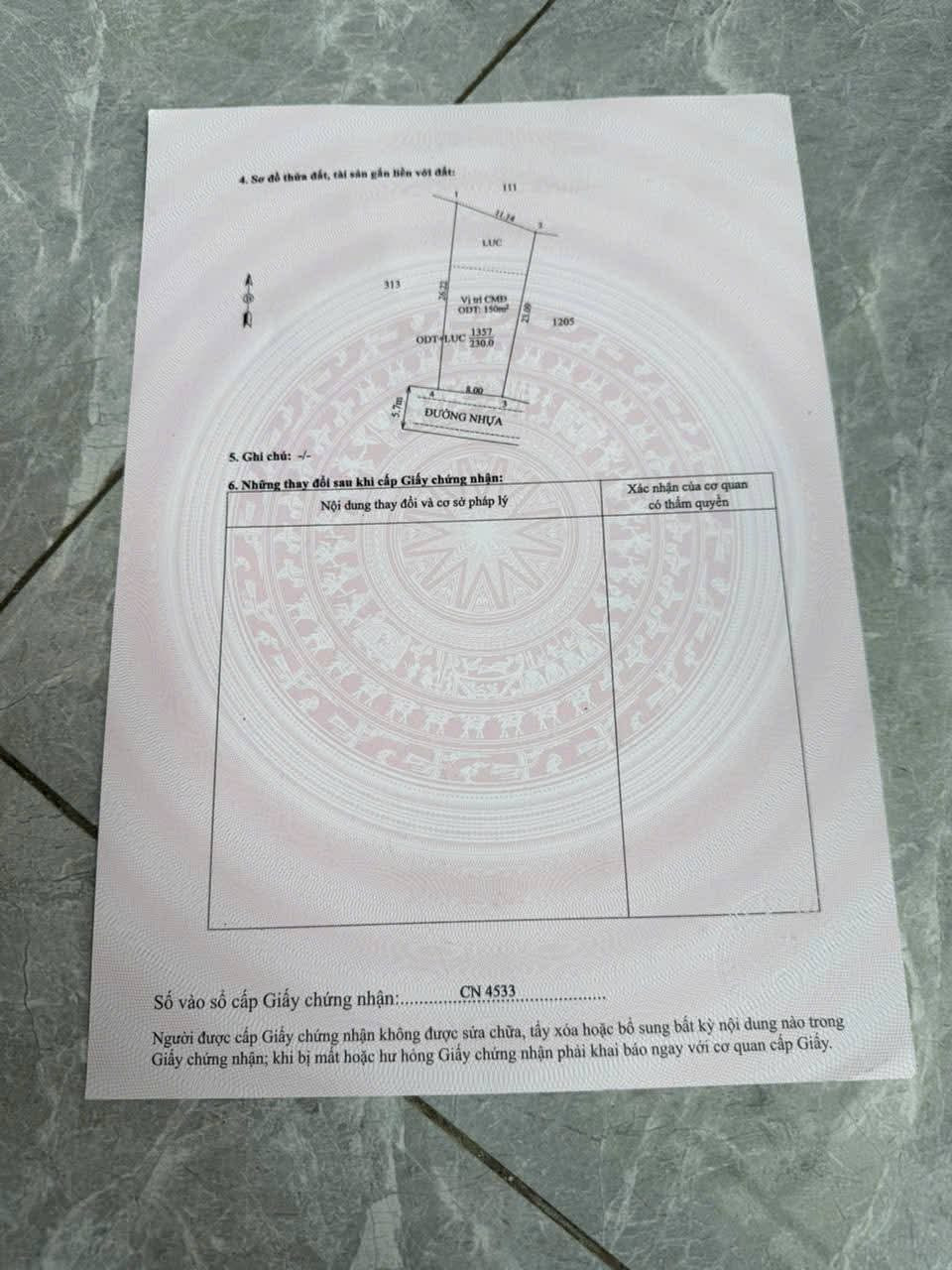 Đất MT NHỰA KP THANH ĐÔNG THANH ĐIỀN TN