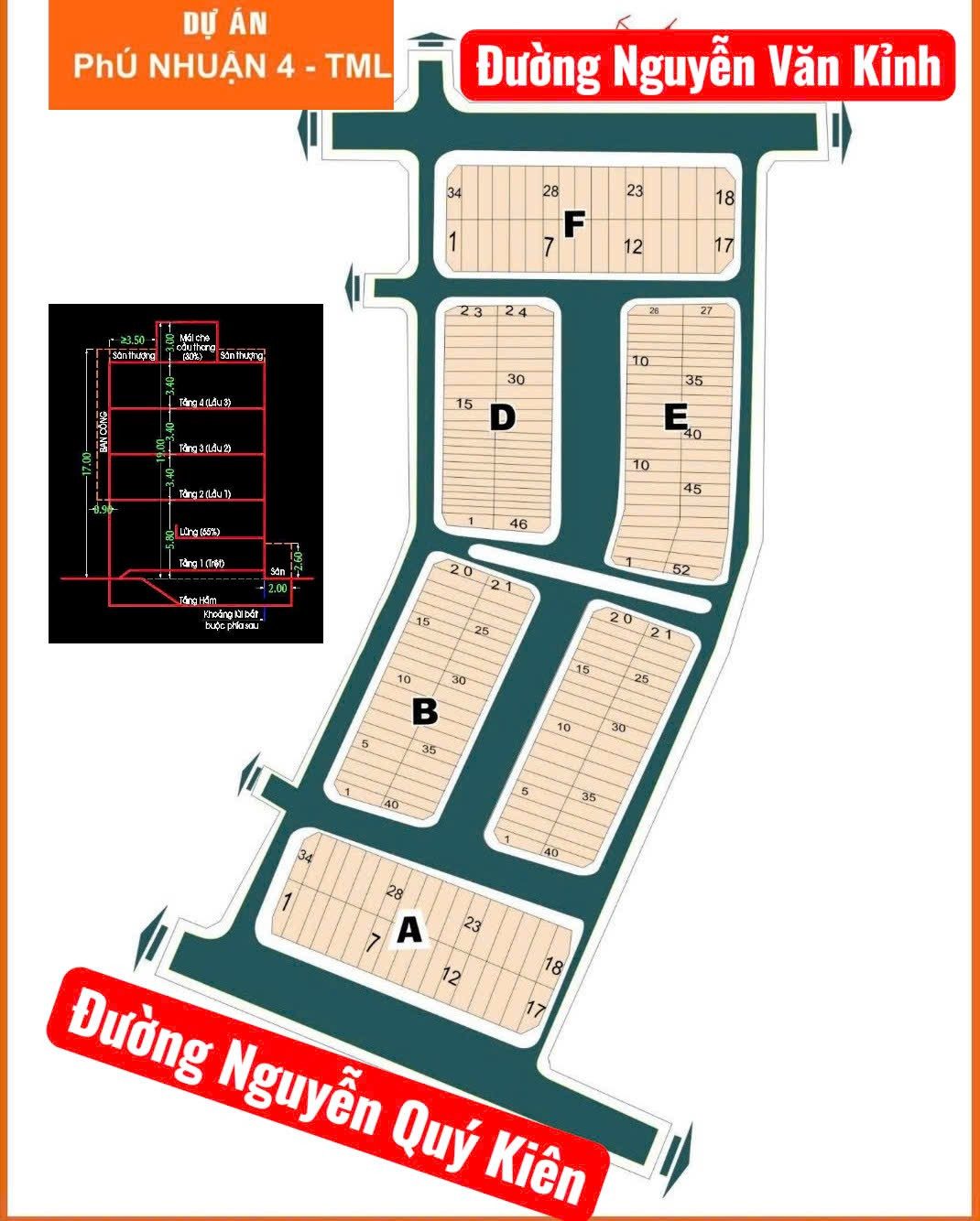 Bán lô đất nền xây cao tầng khu Phú Nhuận 4 Thạnh Mỹ Lợi, dt 90m2, sổ hồng chuẩn chỉnh