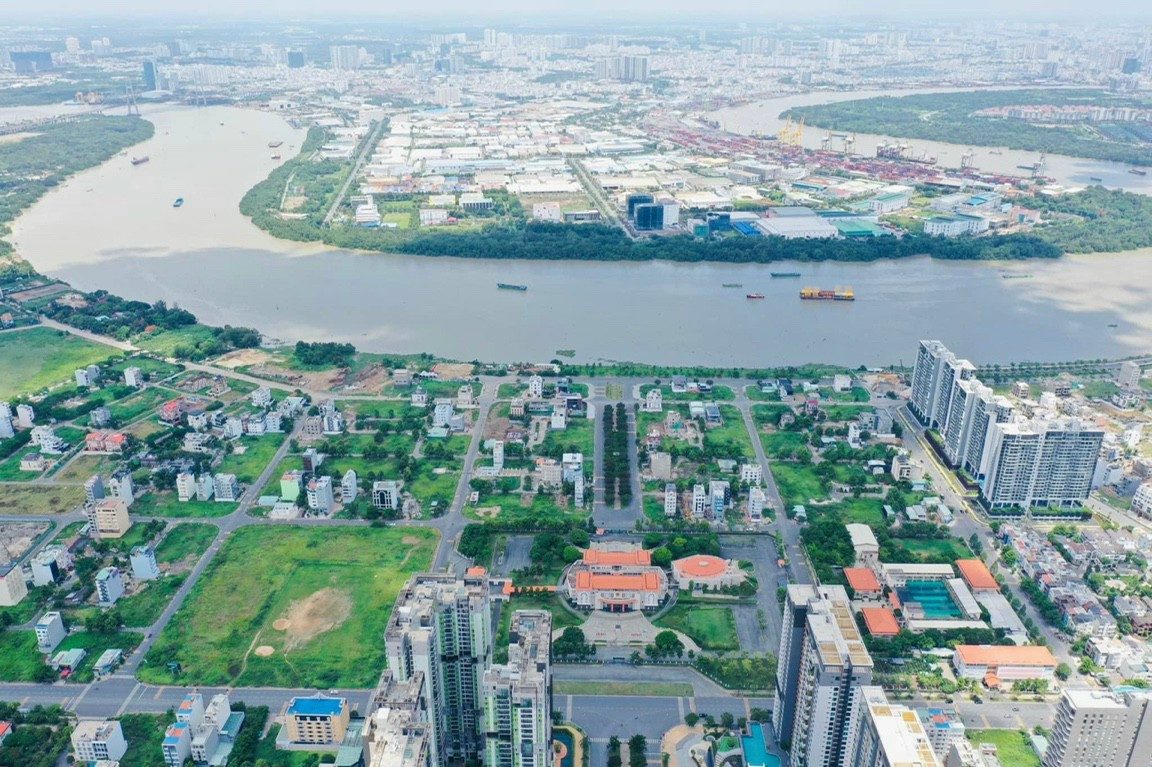 Bán Đất dự án khu 1 lô E27 mặt tiền đường  Phạm Đôn Lễ Quận 2 gần Đảo Kim Cương ngang gần 6M giá còn TL
