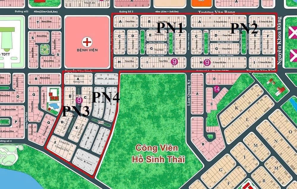 Hàng hiếm đất Phú Nhuận 1 - 2- 4 giá tốt nhất Thạnh Mỹ Lợi, sổ đỏ, vị trí đẹp, gần sông và công viên (0989373766)