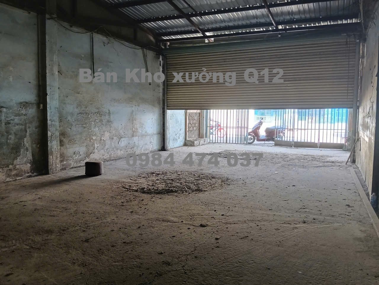 Bán kho xưởng Thạnh Xuân 52, Phường Thới An, Quận 12 DT 5.6x40 nở hậu 7.7m, tổng diện tích 281.7m2