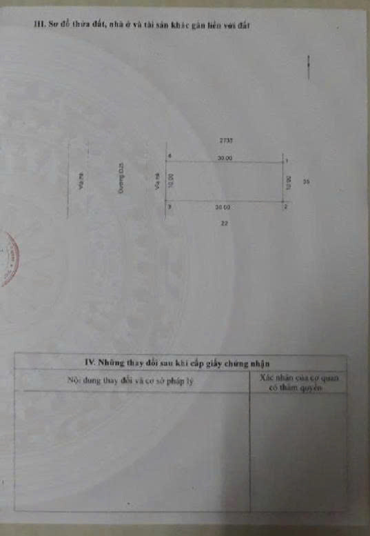 Bán đất 300m² giá 8.5 tỷ Phường Thới Hòa