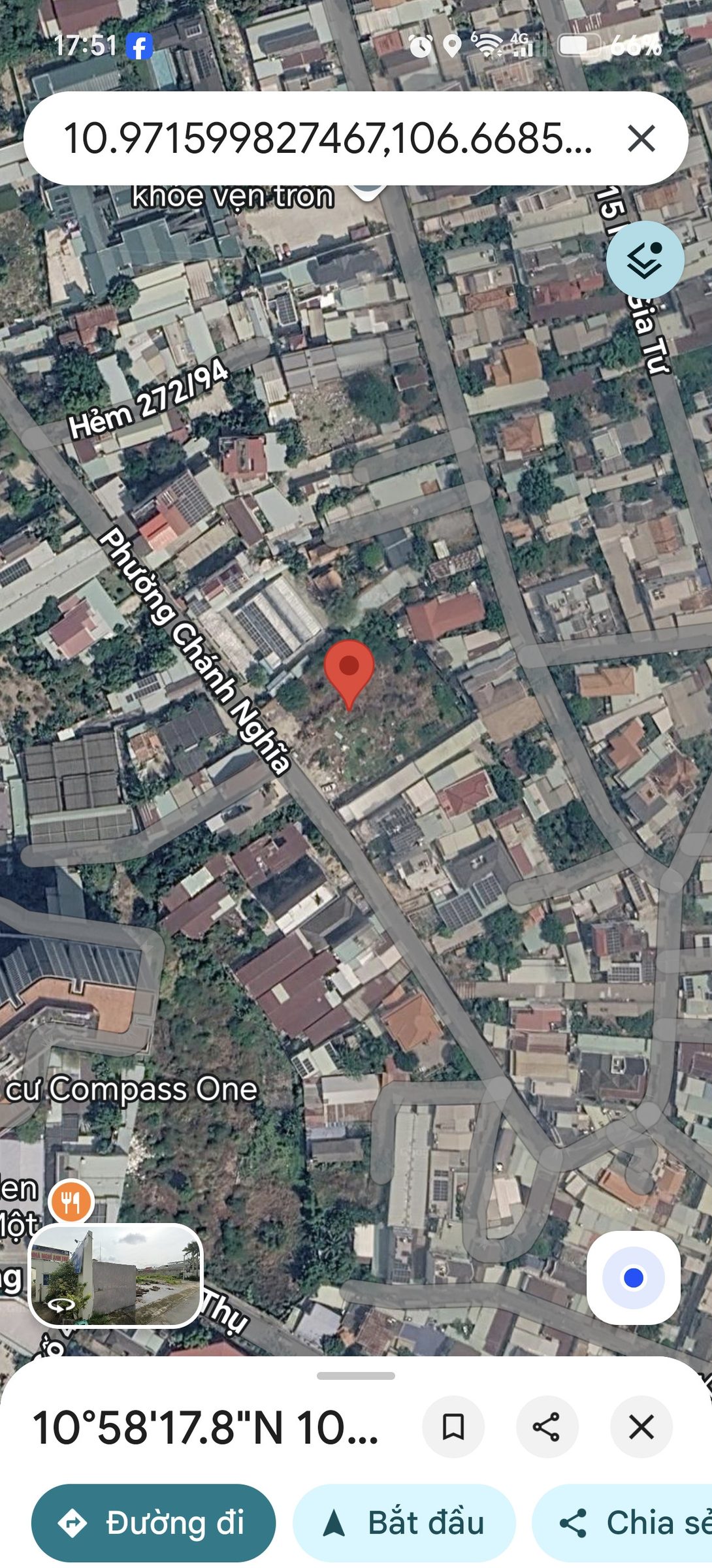 Bán đất 1582m² giá 35 tỷ Phường Thủ Dầu Một