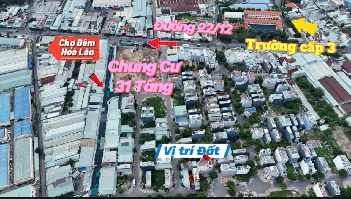 Bán đất 89.7m² full thổ cư ngang 5m giá 4.8 tỷ tại Phường Thuận Giao