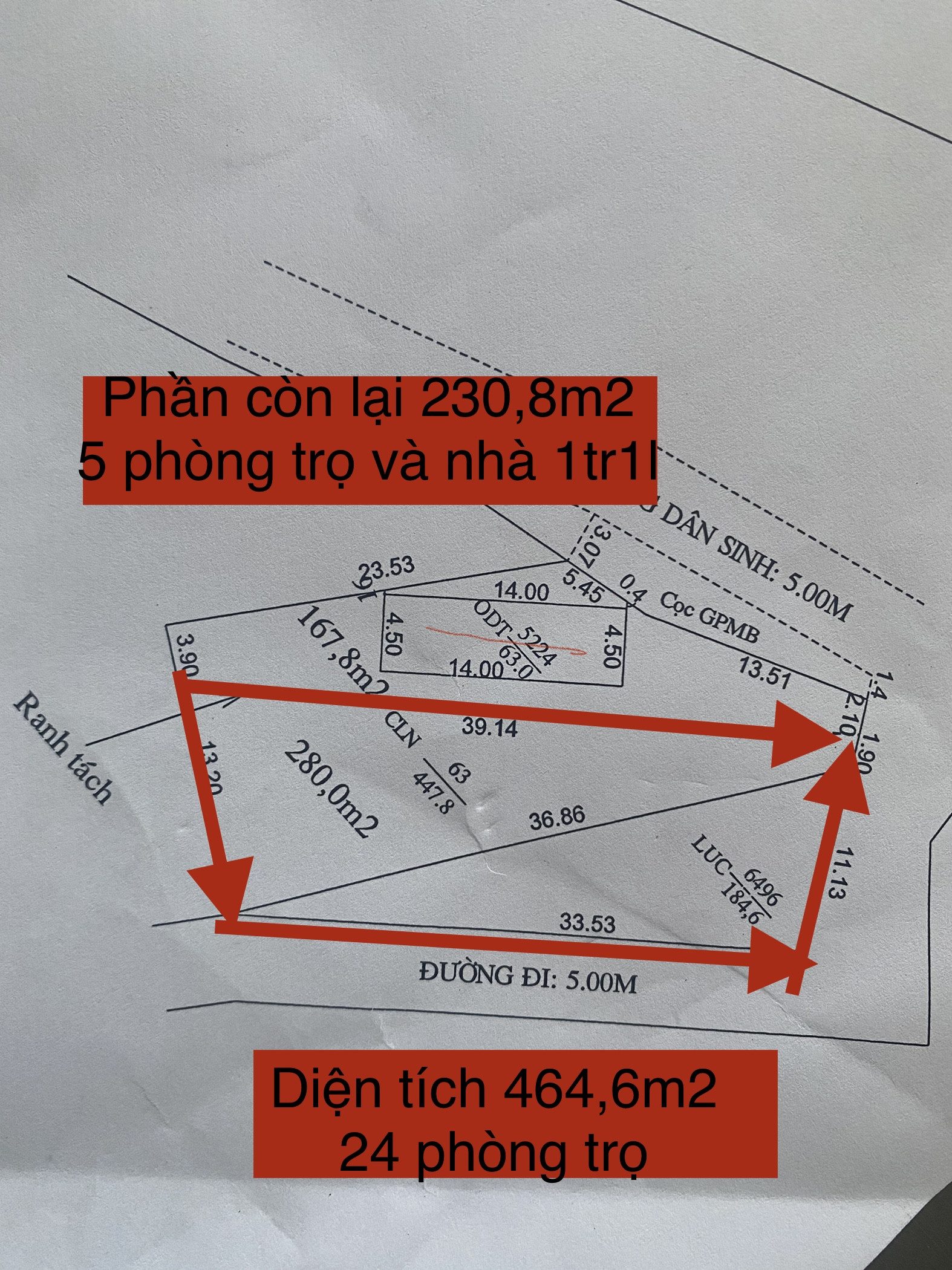 Nhà trọ 24 phòng