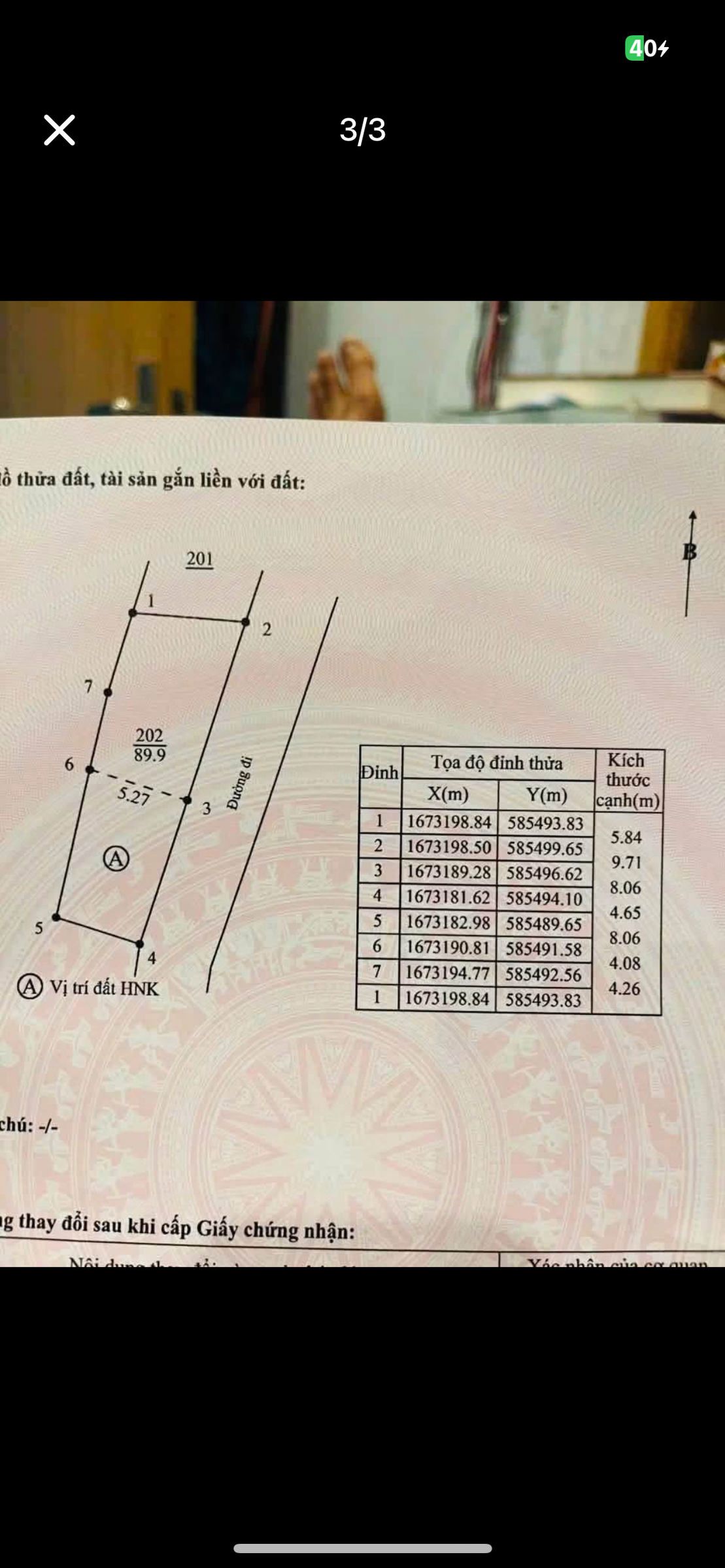 Cần bán lô đất chính chủ đất Hẻm Mạc Đỉnh Chi. DT: 90m2 (50m2 ODT). Vị trí đẹp, giá 870 triệu