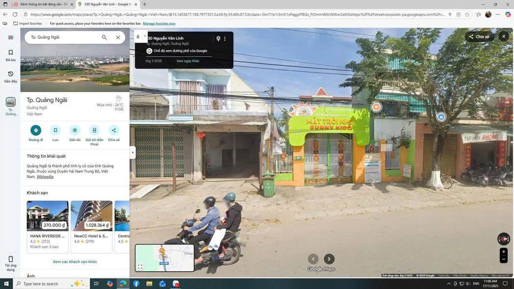 Chủ cần bán lô biệt thự vườn mặt tiền ngay cầu Trà Khúc 1 thuận tiện kinh doanh buôn bán