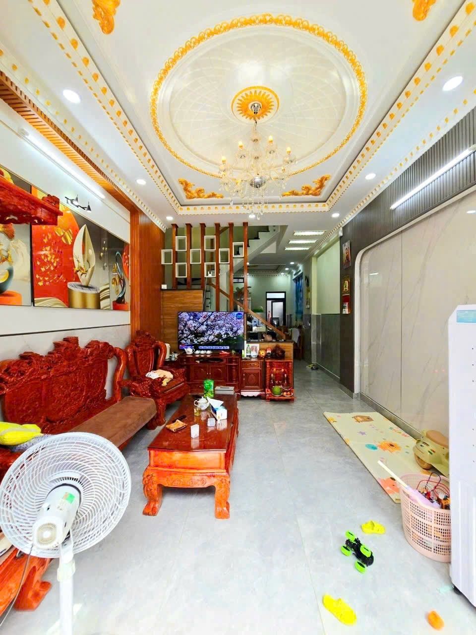 🚗 GẤP BÁN NHÀ 4 TẦNG - 60M2( 4*15) - HOÀN CÔNG ĐỦ, HẺM XE HƠI - NGAY NGÃ 3 LÒ LU - VINHOM NGUYỄN XIỂN - TRƯỜNG THẠNH, THỦ ĐỨC.(A)