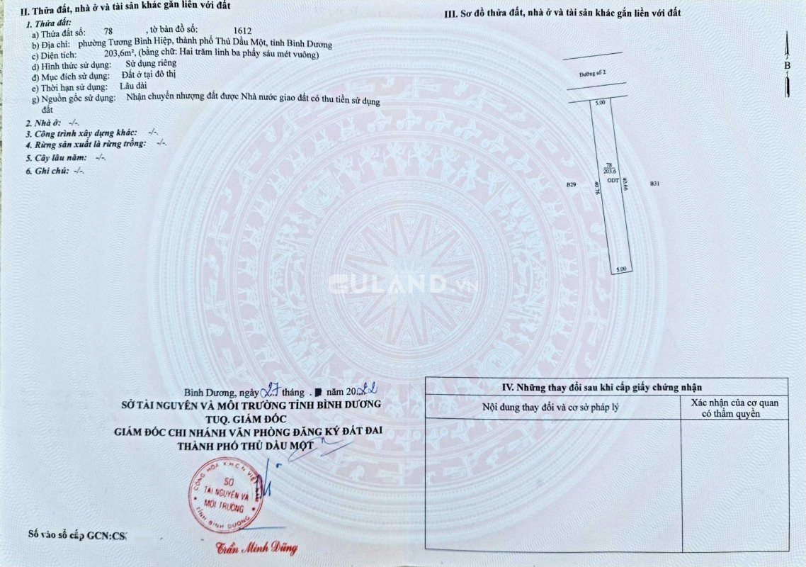Đất MT nhựa 7m-vỉa hè 5m-Hồ Văn Cống vào 400m-ngộp bank giảm còn 3.25tỷ-thổ cư 100%-sẵn sổ
