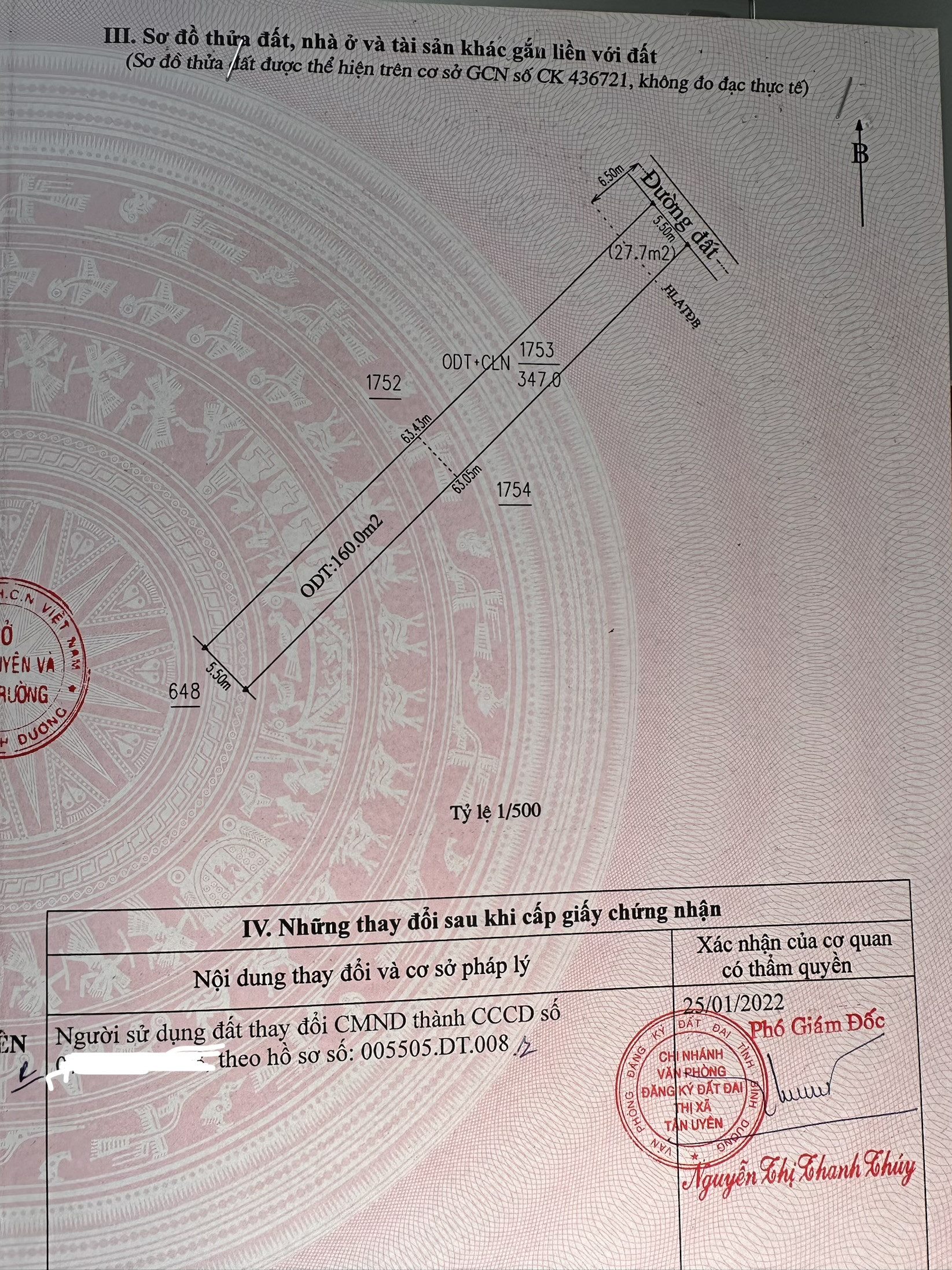 Chính chủ cần bán đất thổ cư Uyên Hưng