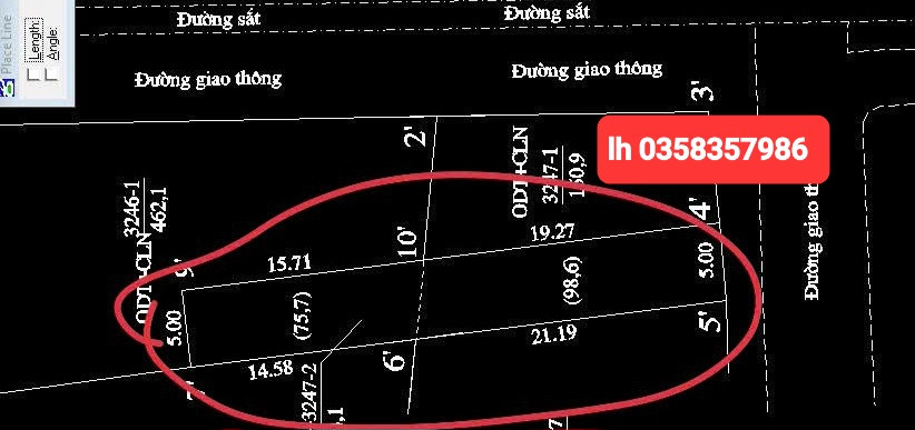 Bán đất 174.1m² ngang 5m giá 2.83 tỷ Phường Vạn Xuân