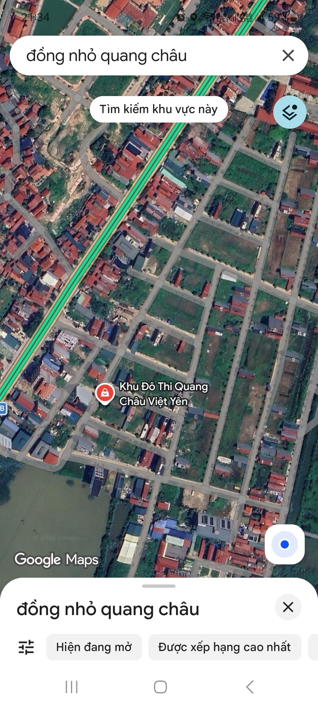 Bán Đất 72m² thổ cư 72m² giá 3.55 tỷ tại Phường Việt Yên Bắc Ninh