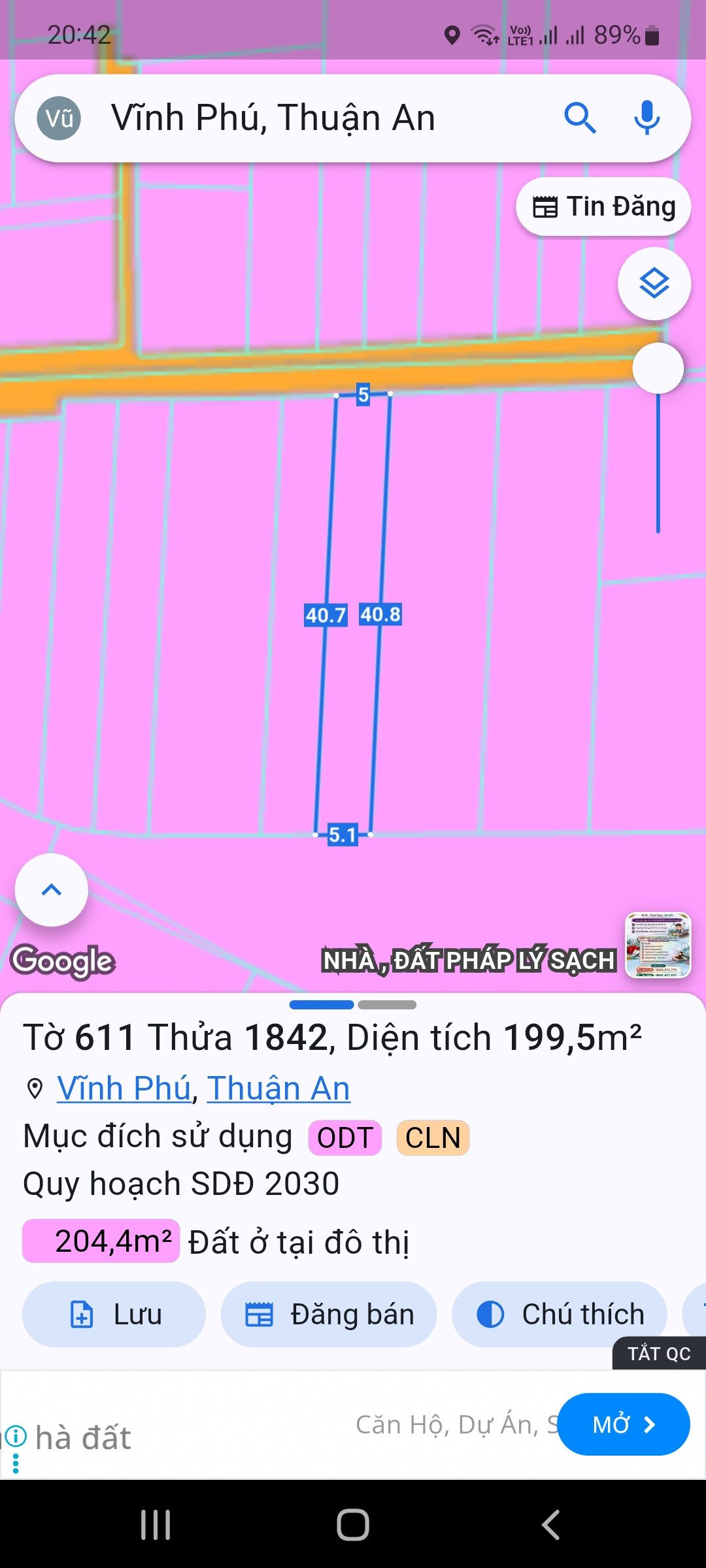 Nhà Đất Vĩnh Phú Thuận An Bình Dương