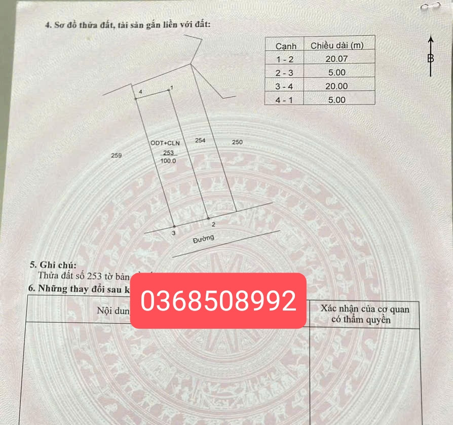 Bán đất 100m² ngang 5m giá 2.38 tỷ Phường Vĩnh Yên