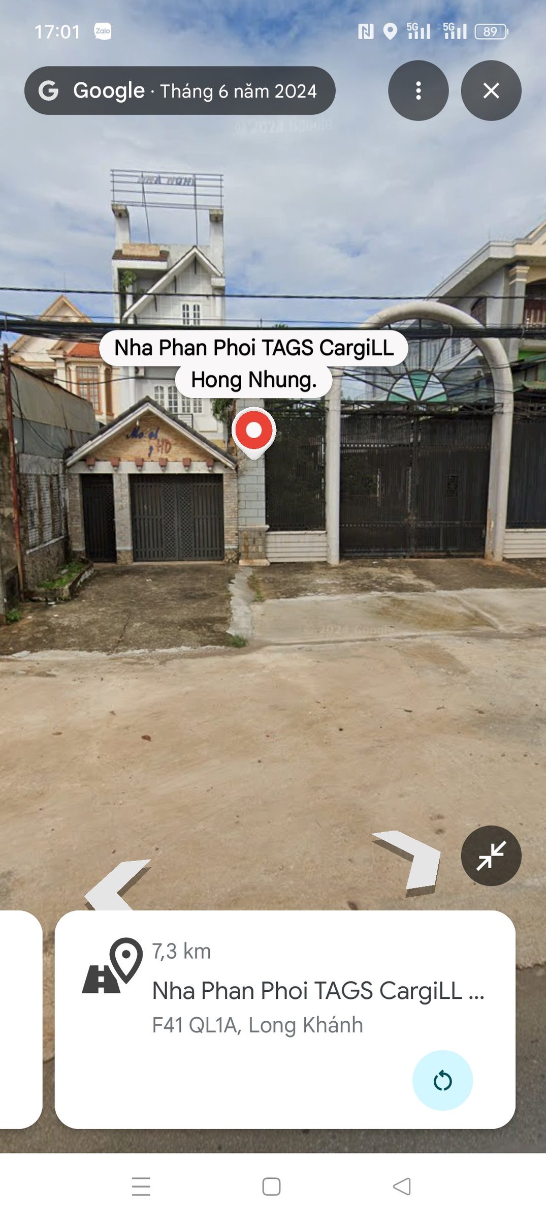 Mặt tiền ql1a long khách 587m² thổ cư 400m² giá 16.5 tỷ tại Phường Xuân Bình Thành phố Long Khánh Đồng Nai